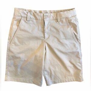 Under Armour Youth Medium Adjustable Athletic Khaki Shorts
